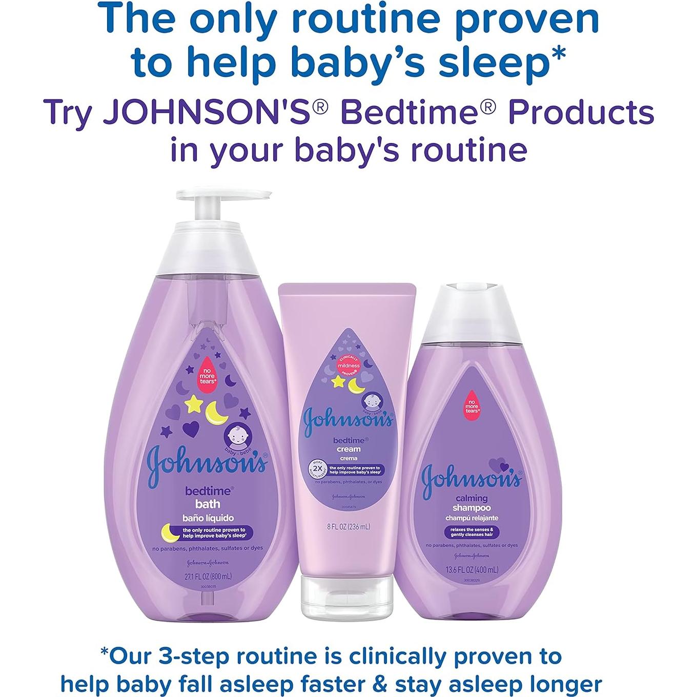 Crema Hidratante para Bebés Johnson's Bedtime 236.6 ml