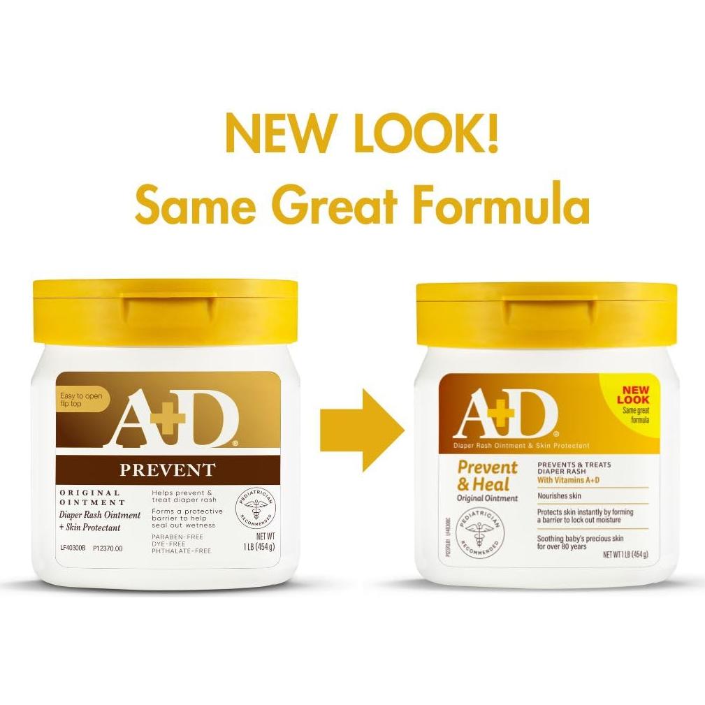 Pomada A+D Original para Erupciones de Pañal 454g