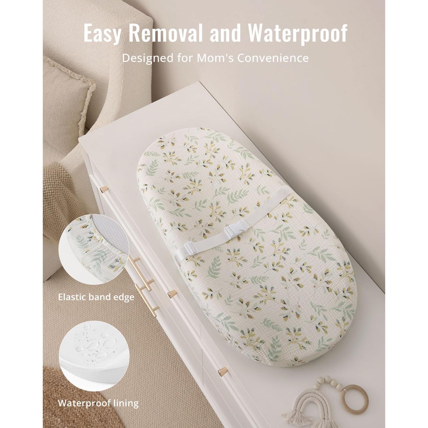 Almohadilla para Cambiar Bebés Blissful Aguacate 79.38x40.64cm