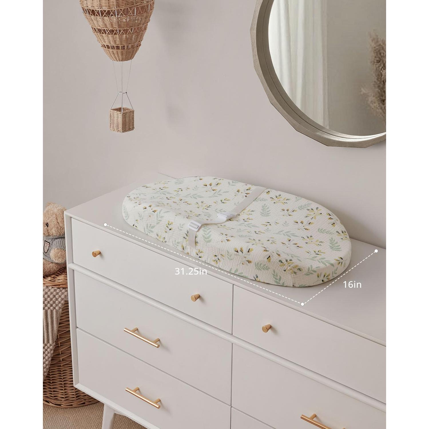 Almohadilla para Cambiar Bebés Blissful Aguacate 79.38x40.64cm