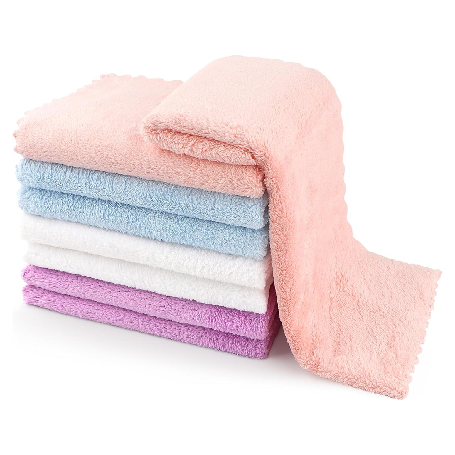 Paños de Eructo Orighty - 8 Unidades Microfibra Coral 30.5x40.6cm