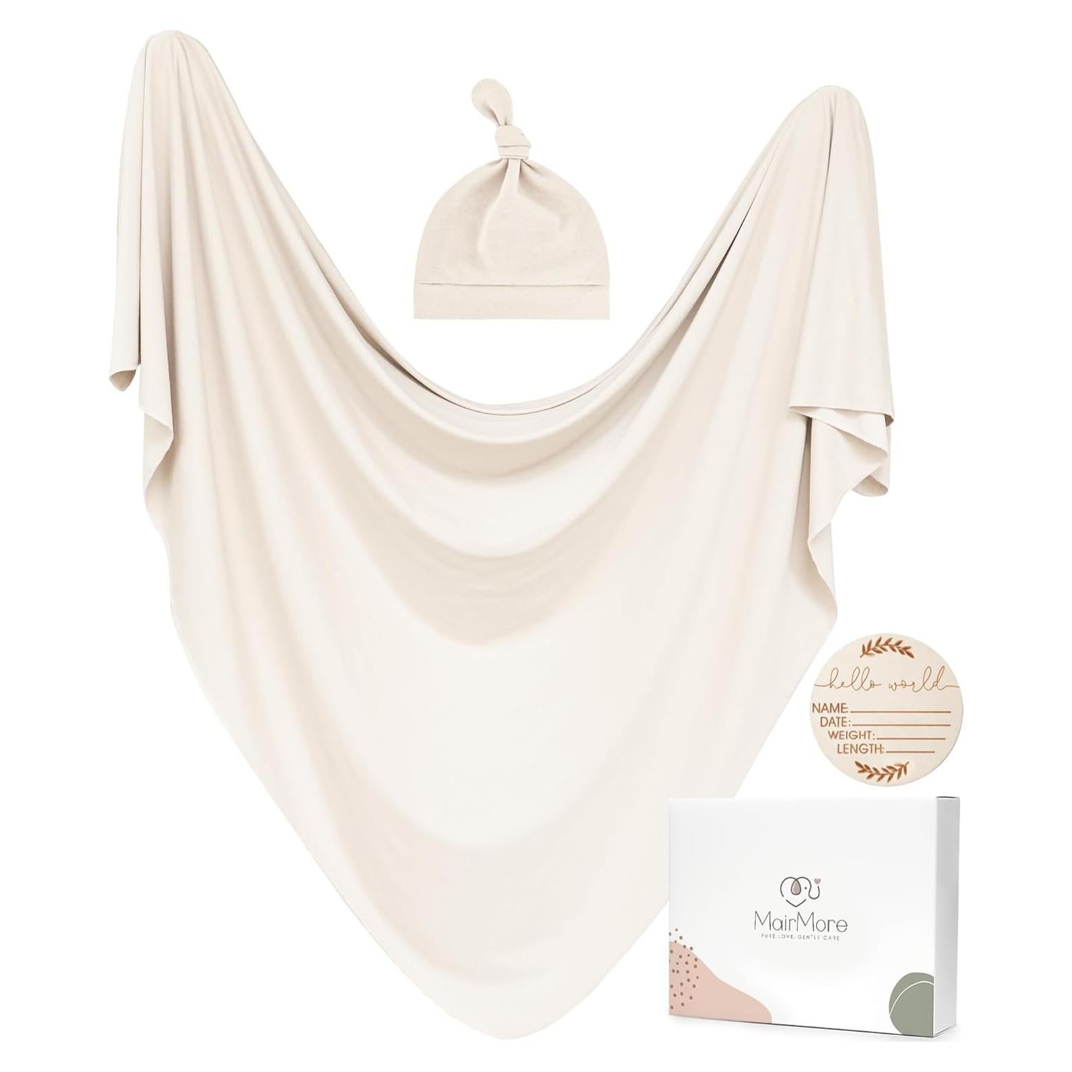 Manta de Recepción para Bebés MairMore Albaricoque 120x120 cm