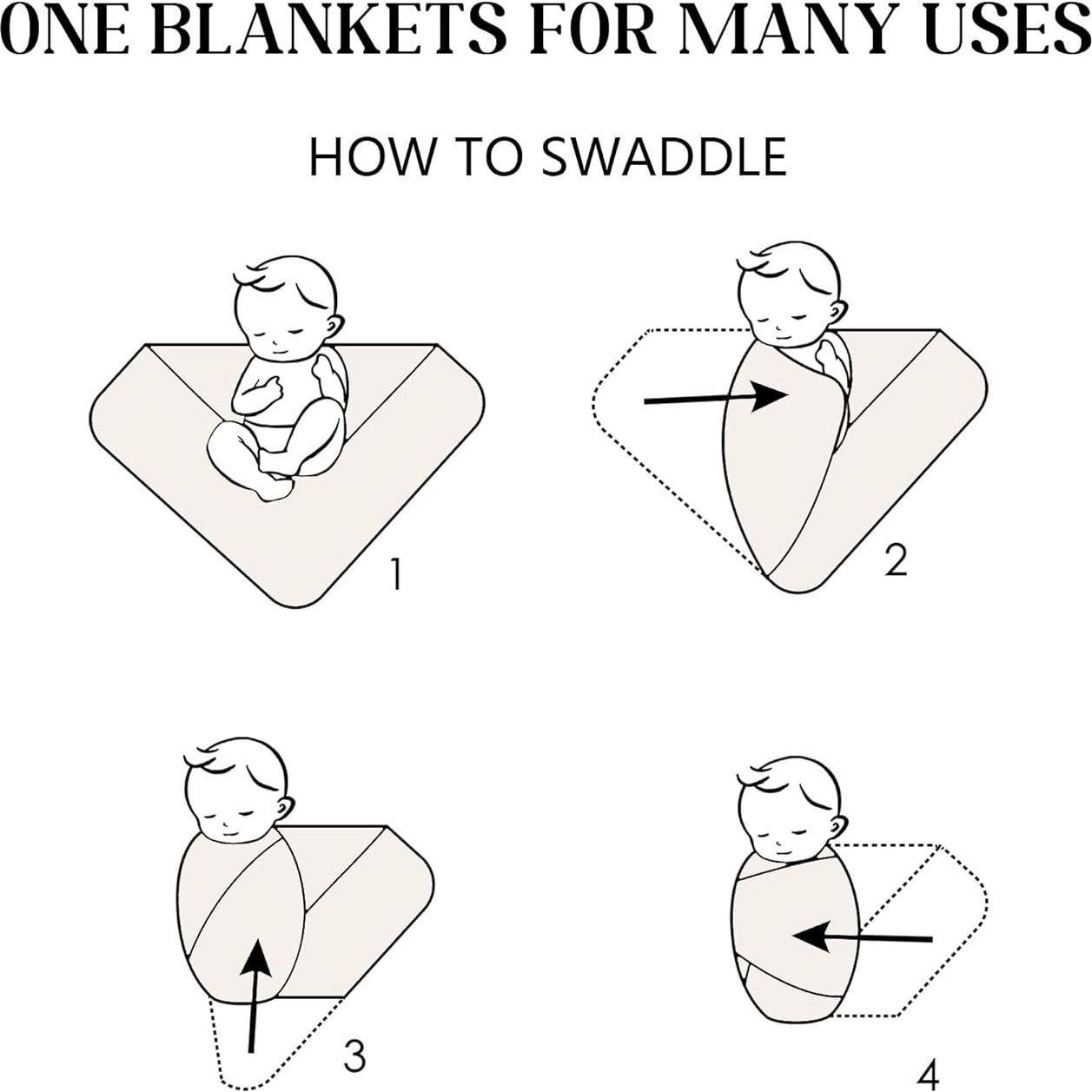 Manta de Recepción para Bebés MairMore Albaricoque 120x120 cm