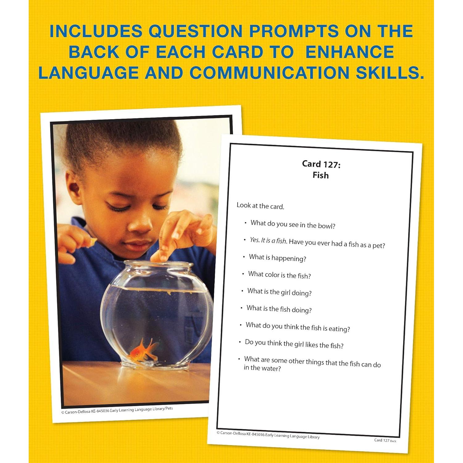 Tarjetas de Flash Fotográficas Key Education 160 Piezas para Niños