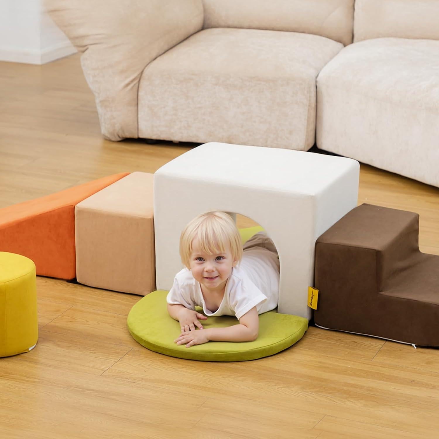 Conjunto de Escalada de Espuma BanaSuper - 7 Piezas Coloridas