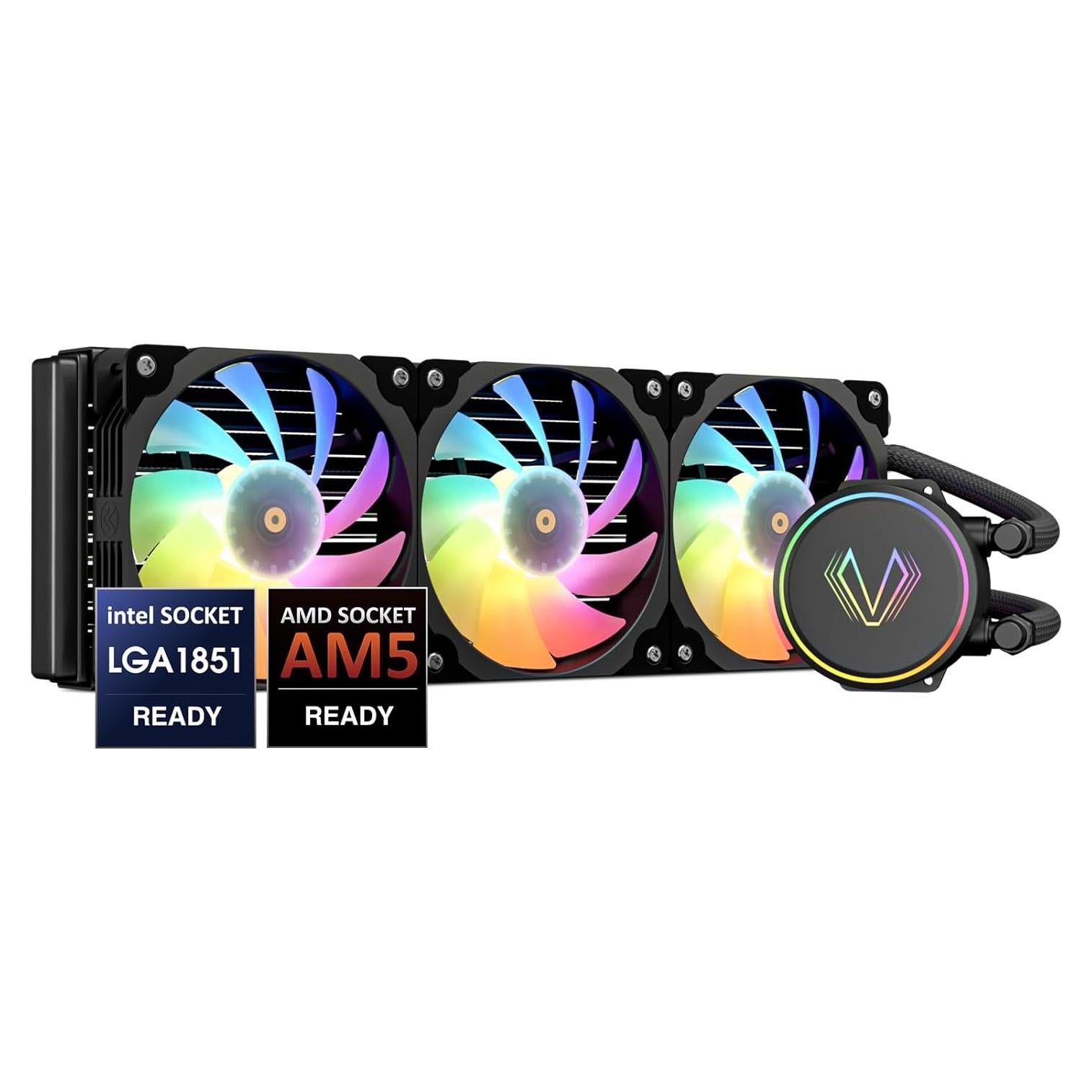 Enfriador de CPU Líquido Vetroo V360 RGB 360mm 290W TDP