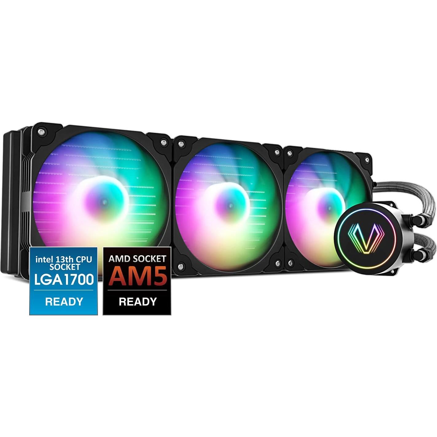 Enfriador de CPU Líquido Vetroo V360 RGB 360mm 290W TDP