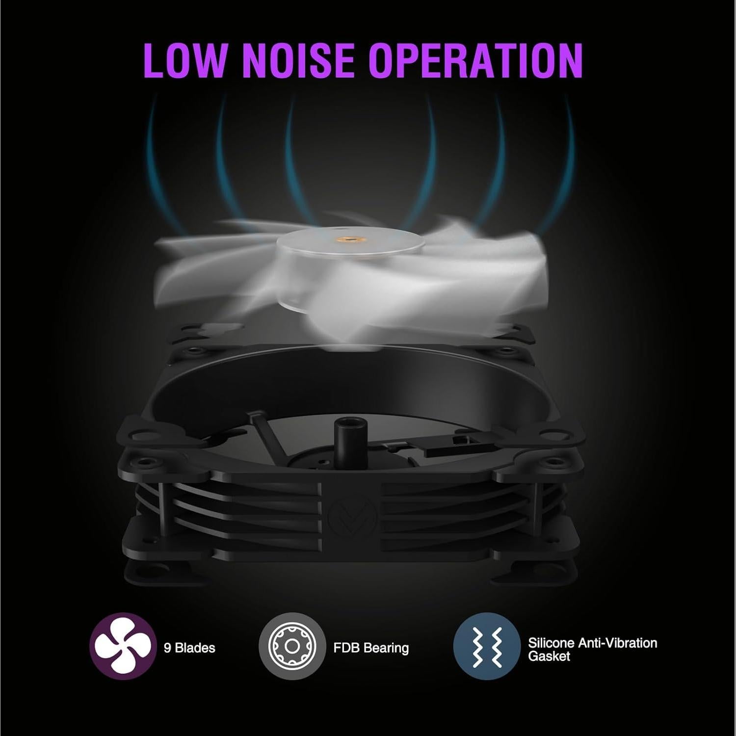 Enfriador de CPU Líquido Vetroo V360 RGB 360mm 290W TDP