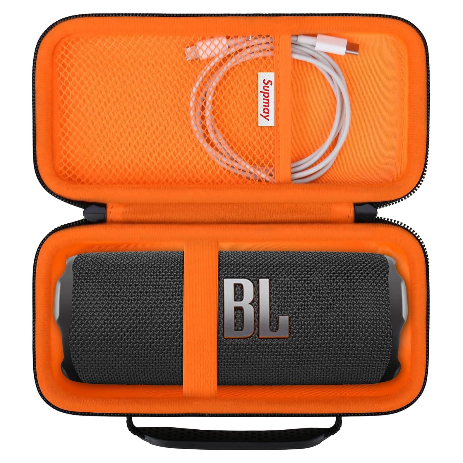 Funda Dura Supmay para Altavoz Bluetooth JBL Flip 7/6/5 Negra