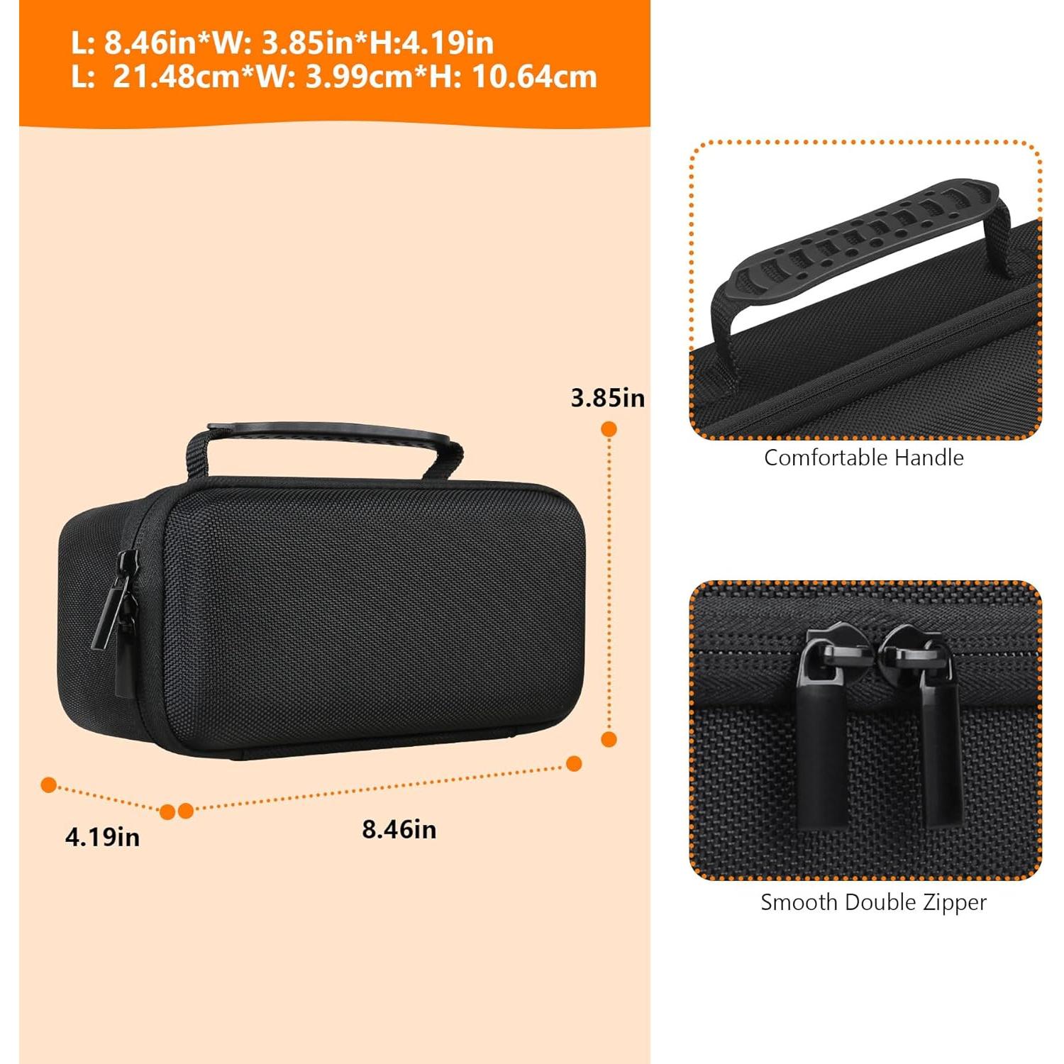 Funda Dura Supmay para Altavoz Bluetooth JBL Flip 7/6/5 Negra