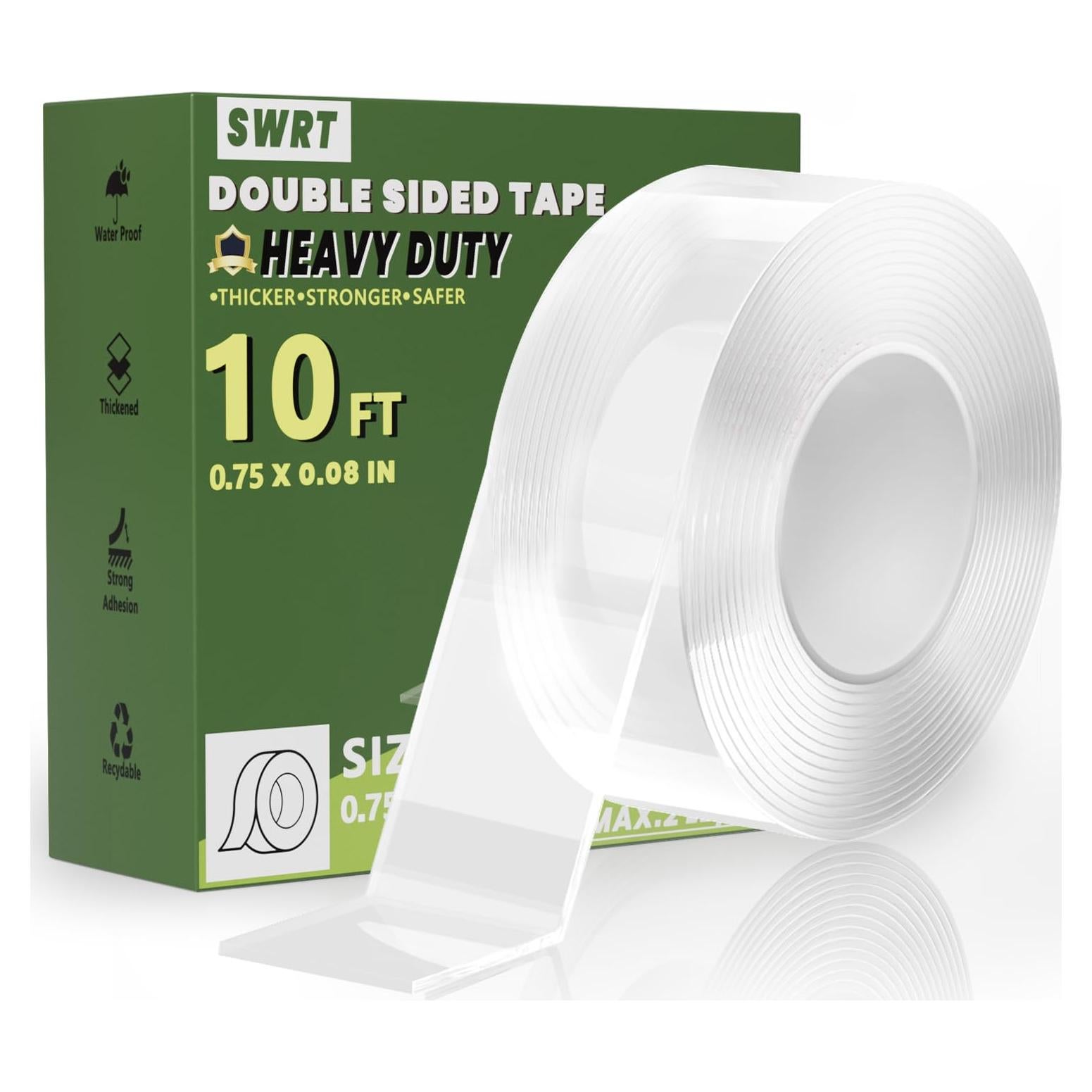 Cinta Doble Cara Nano Adhesiva SWRT 0.75" x 3.81 m Resistente