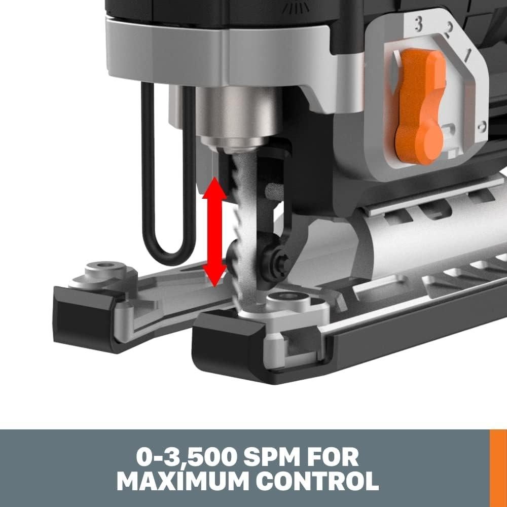 Sierra de calar inalámbrica Worx NITRO 20V con batería y cargador