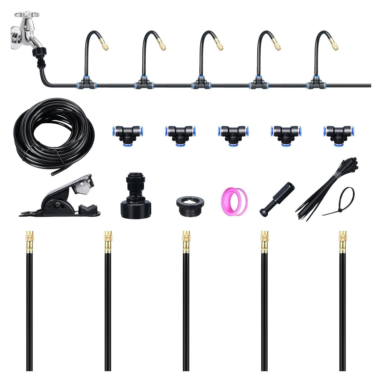 Kit de Riego por Goteo UMETASS 5M con Boquillas Ajustables