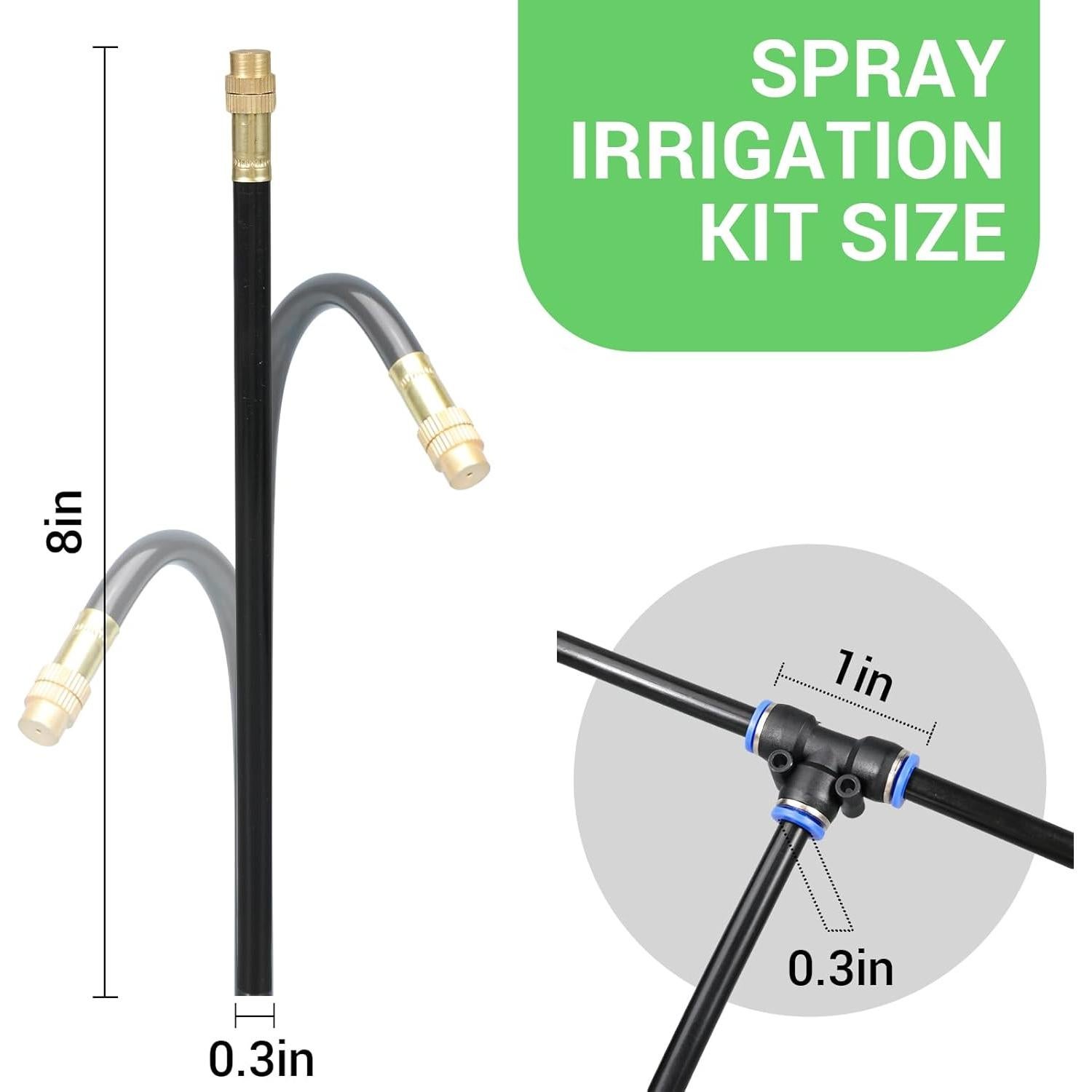 Kit de Riego por Goteo UMETASS 5M con Boquillas Ajustables