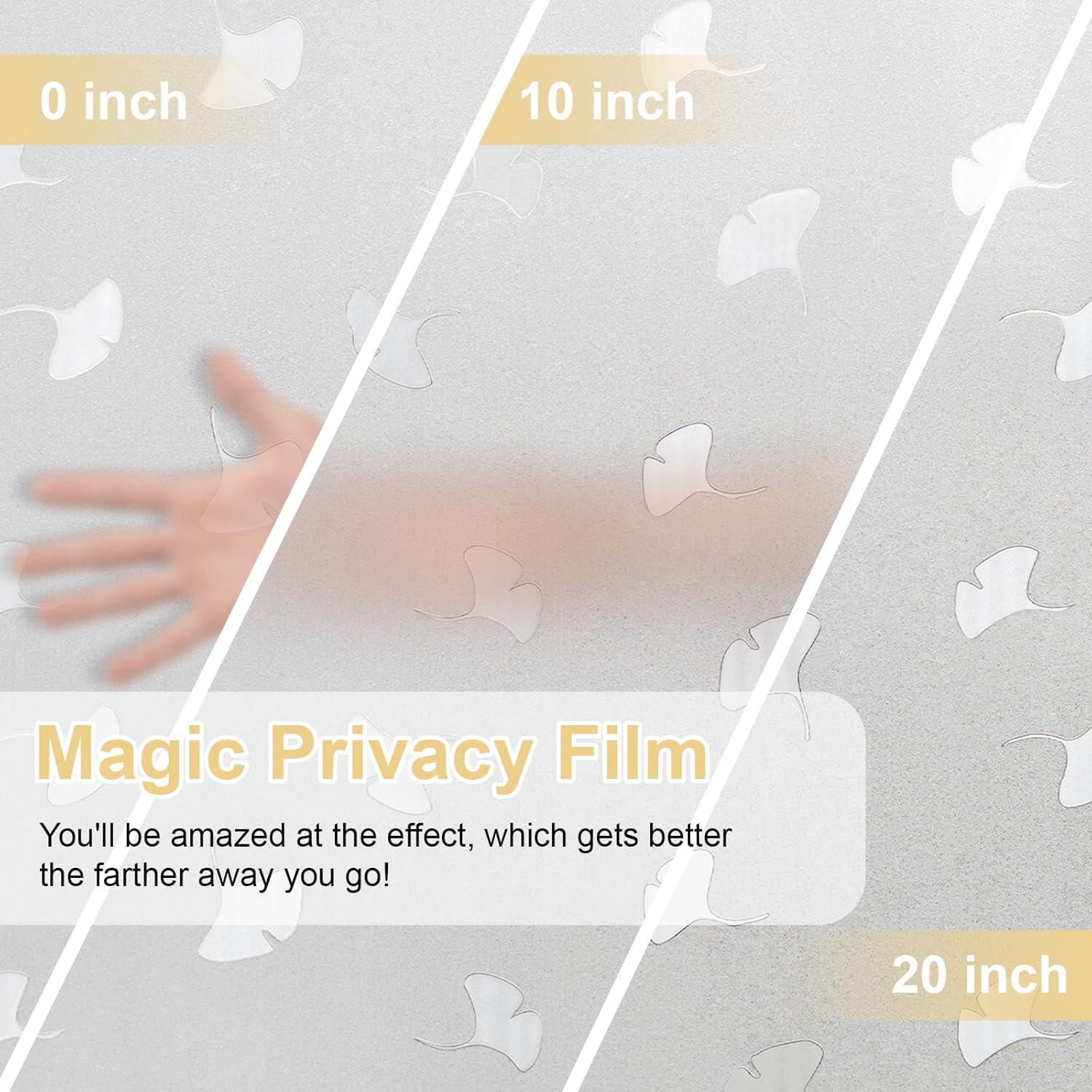 Película de Privacidad para Ventanas OHTMERU 44.5x199.8cm Acacia