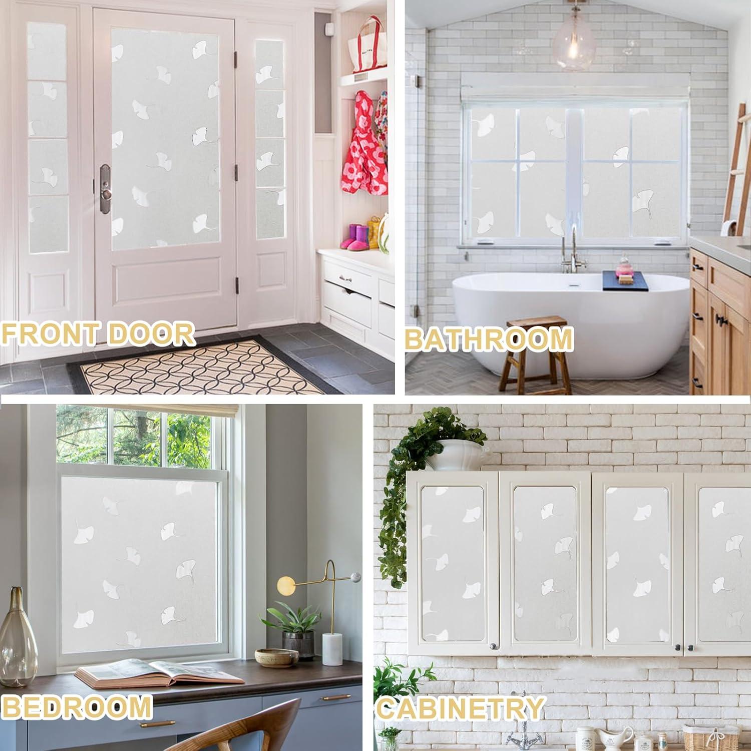 Película de Privacidad para Ventanas OHTMERU 44.5x199.8cm Acacia