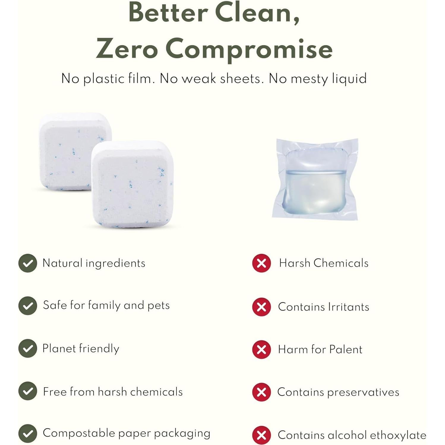 Tabletas Ecológicas para Lavavajillas Eco-Gaia - 100 Unidades