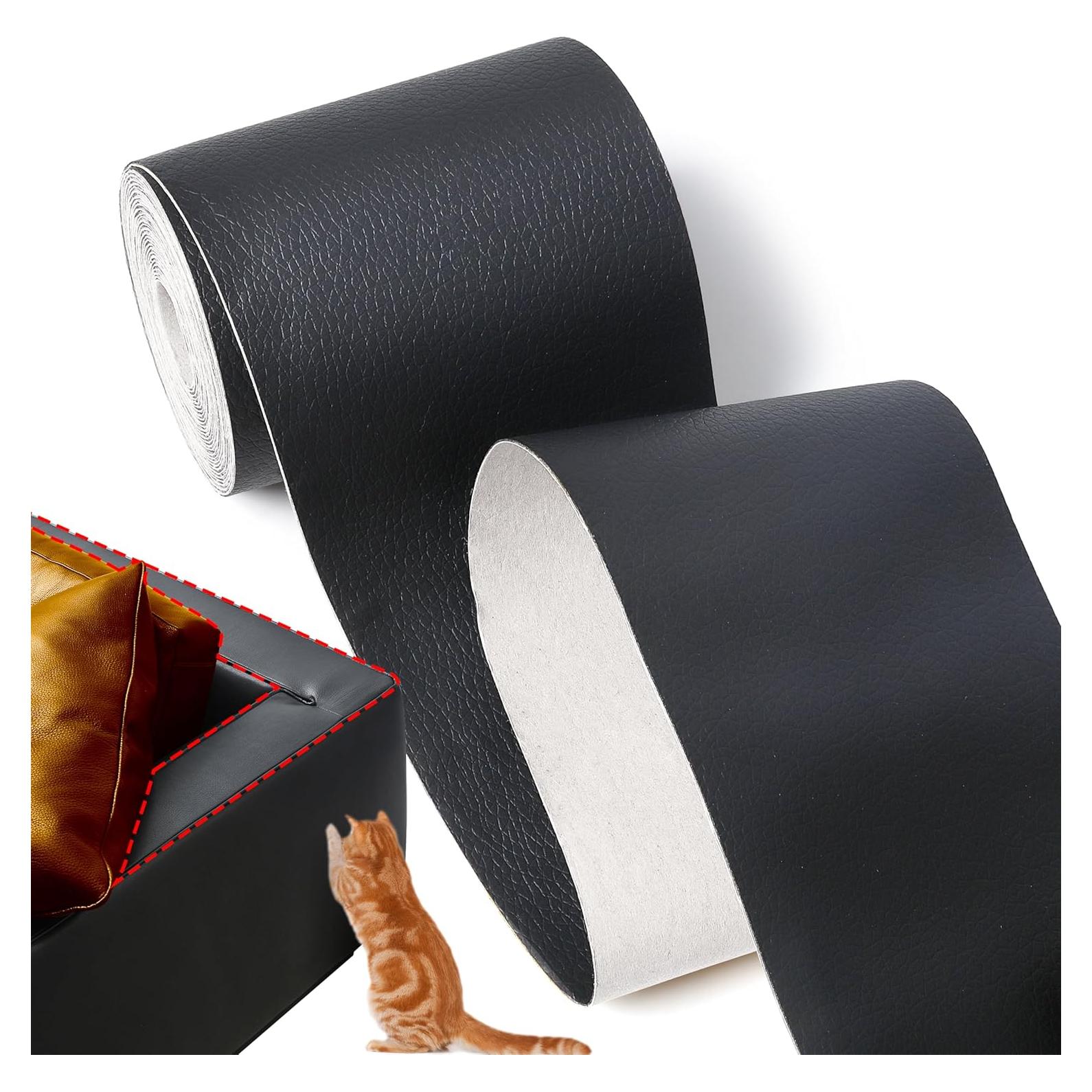 Parche de Reparación de Cuero Autoadhesivo Meneng 7.87cm x 200.66cm