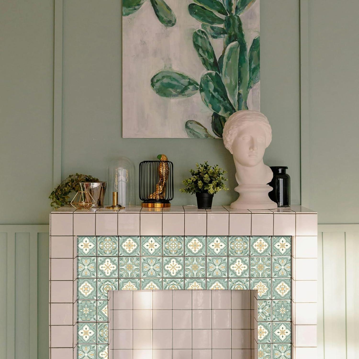 Calcomanías de Azulejos Bohemios CHGCRAFT 36 Piezas 10.16 cm