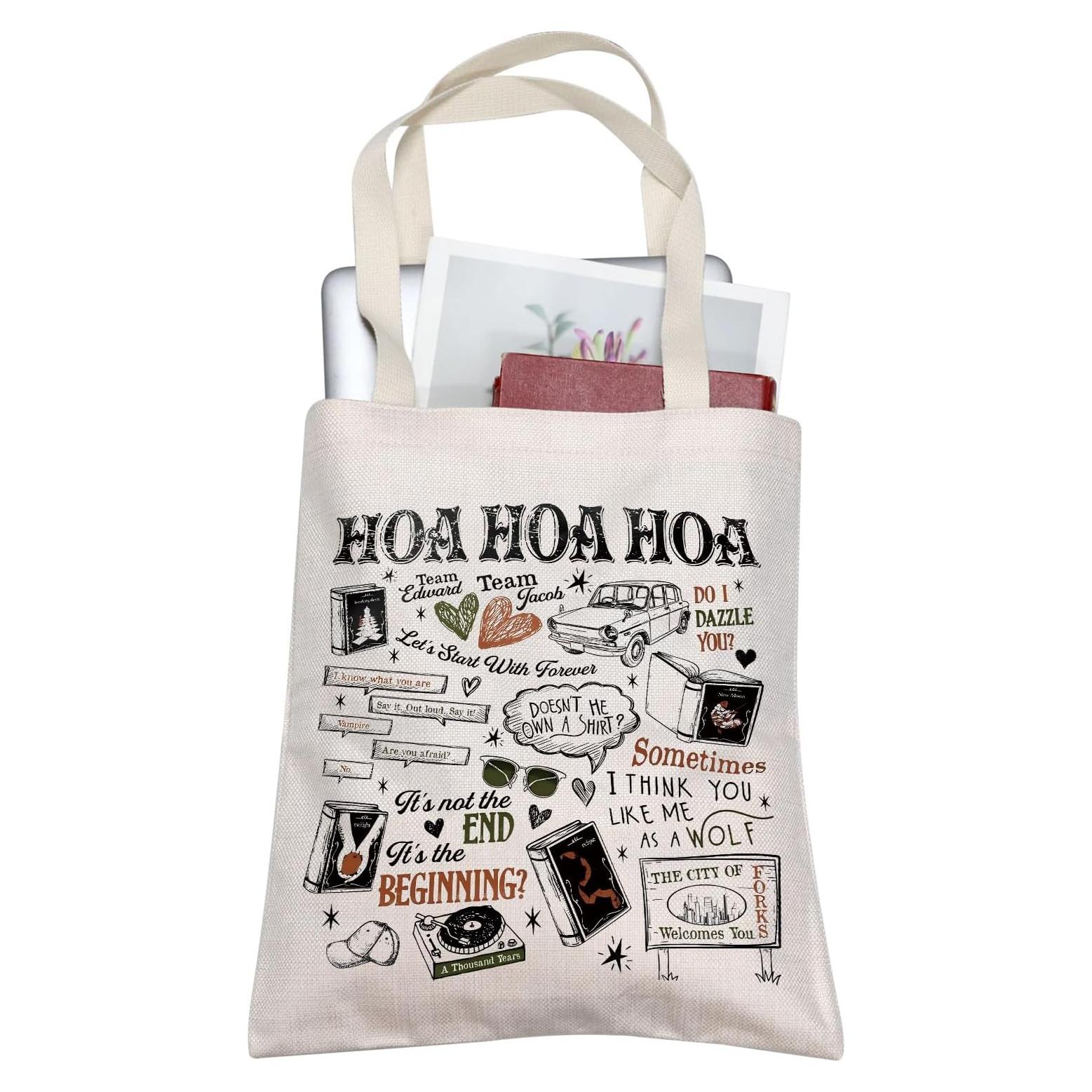 Bolsa Tote Ecológica HOA para Amantes de Vampiros 37x32cm