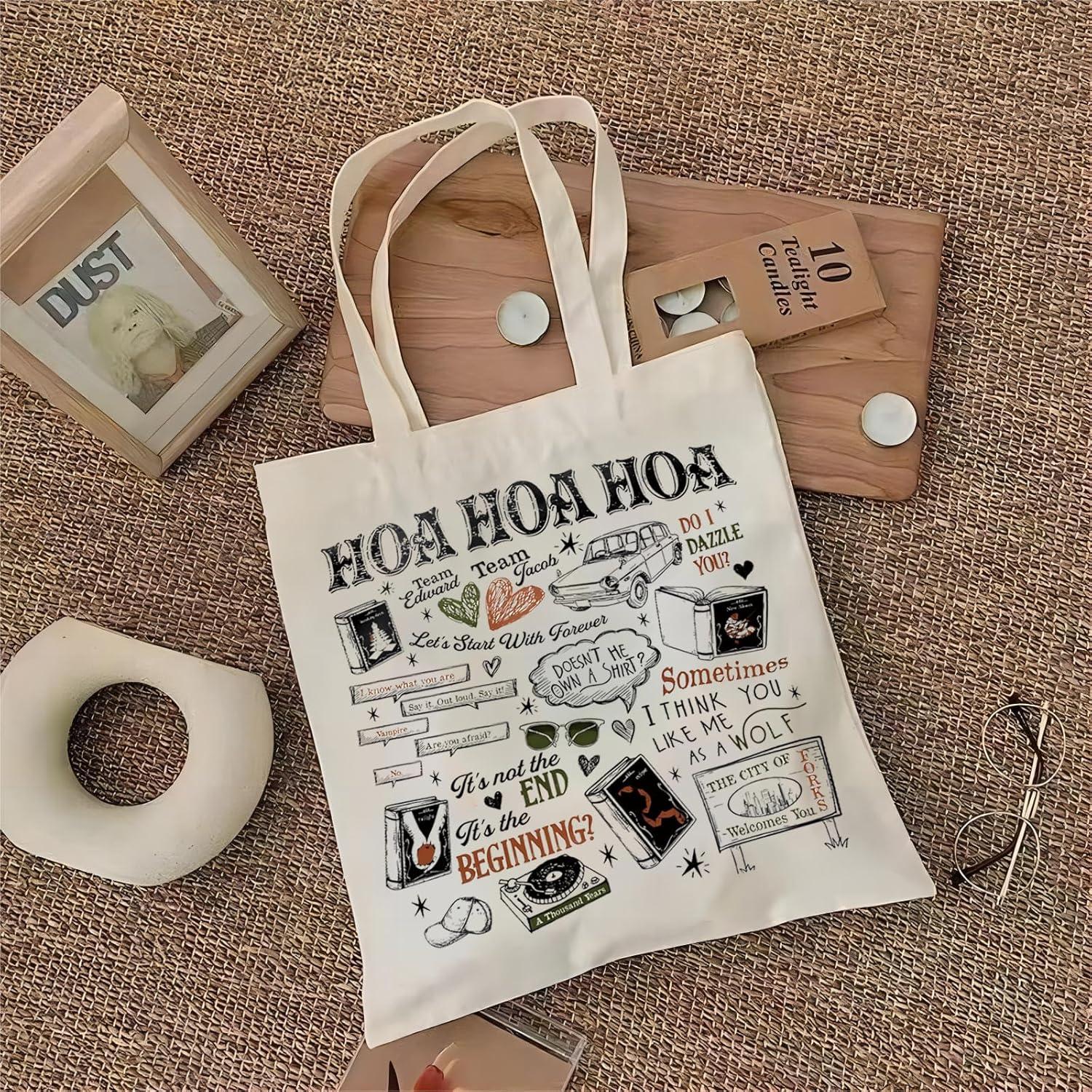 Bolsa Tote Ecológica HOA para Amantes de Vampiros 37x32cm