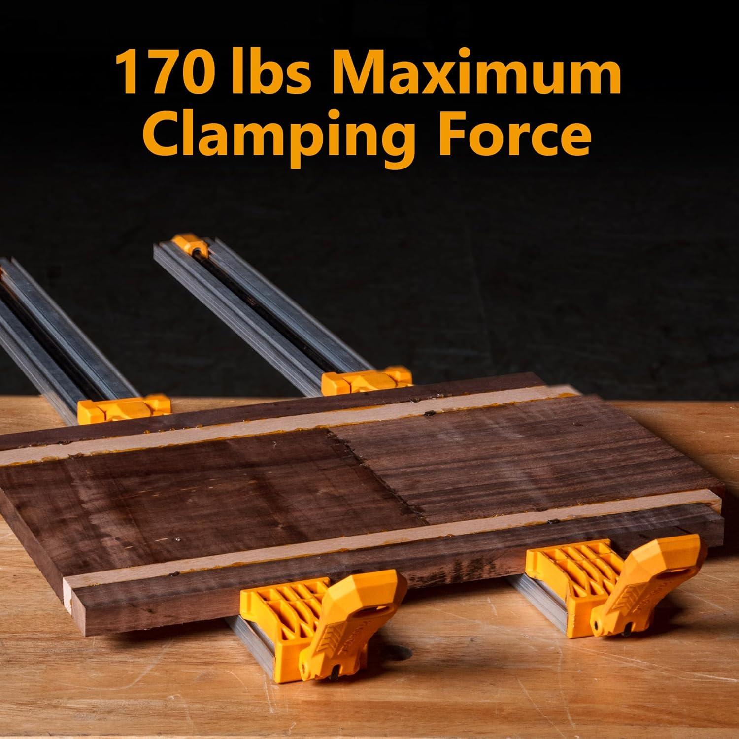 Guía de Sierra Circular de 91 cm POWERTEC con Abrazadera