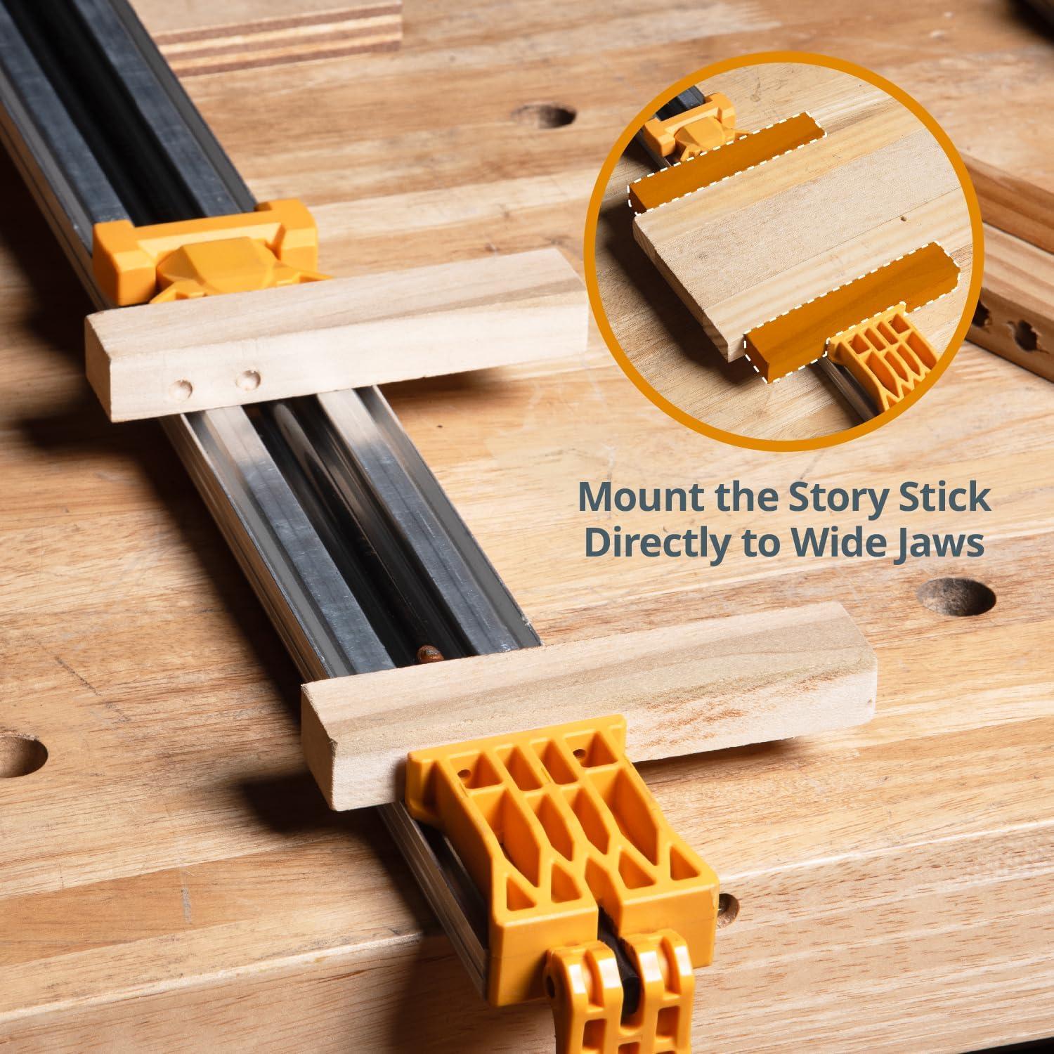 Guía de Sierra Circular de 91 cm POWERTEC con Abrazadera