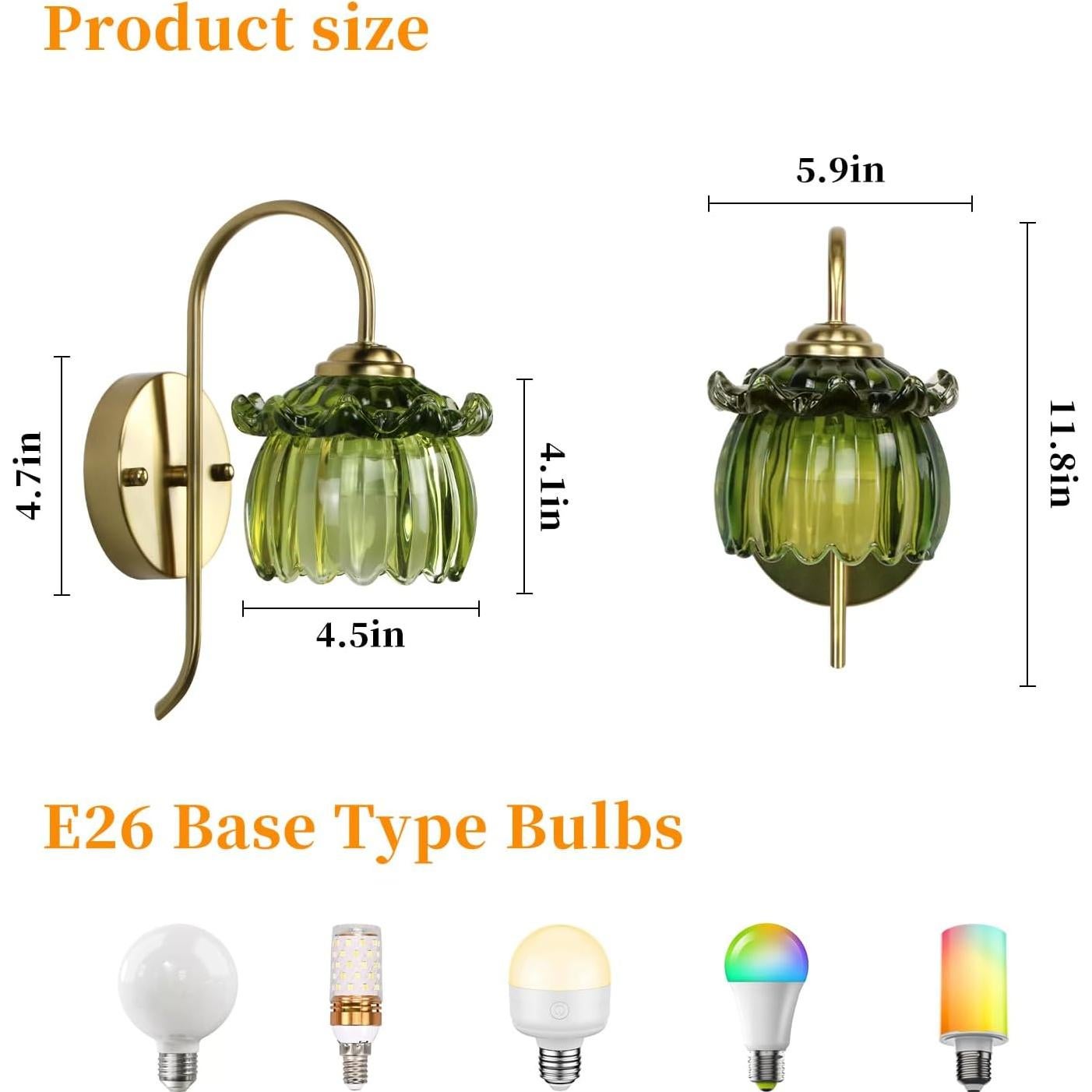 Aplique de Pared Vintage GEEZO Recargable con Control Remoto