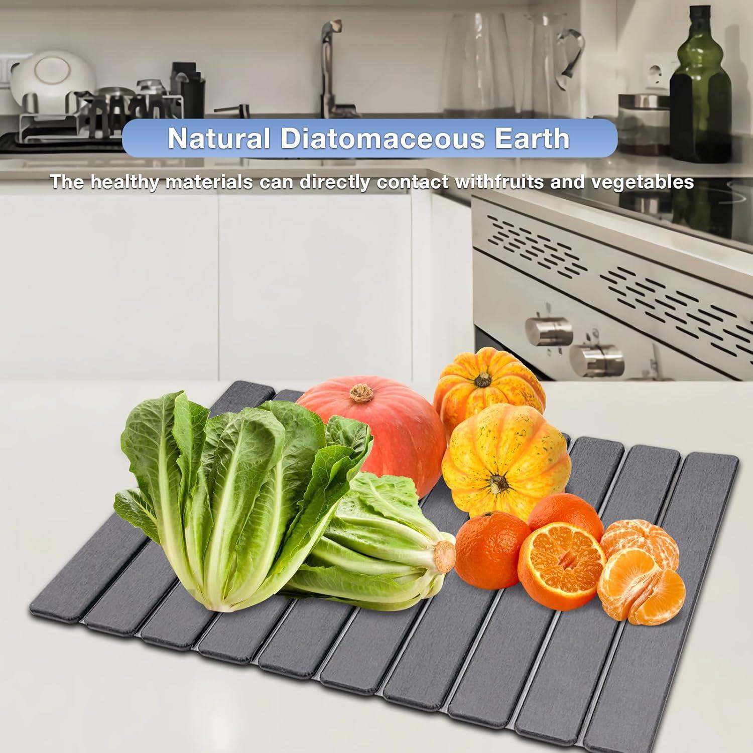 Mate de Secado Rápido RAIN SPIRIT 60x40 cm Gris Oscuro