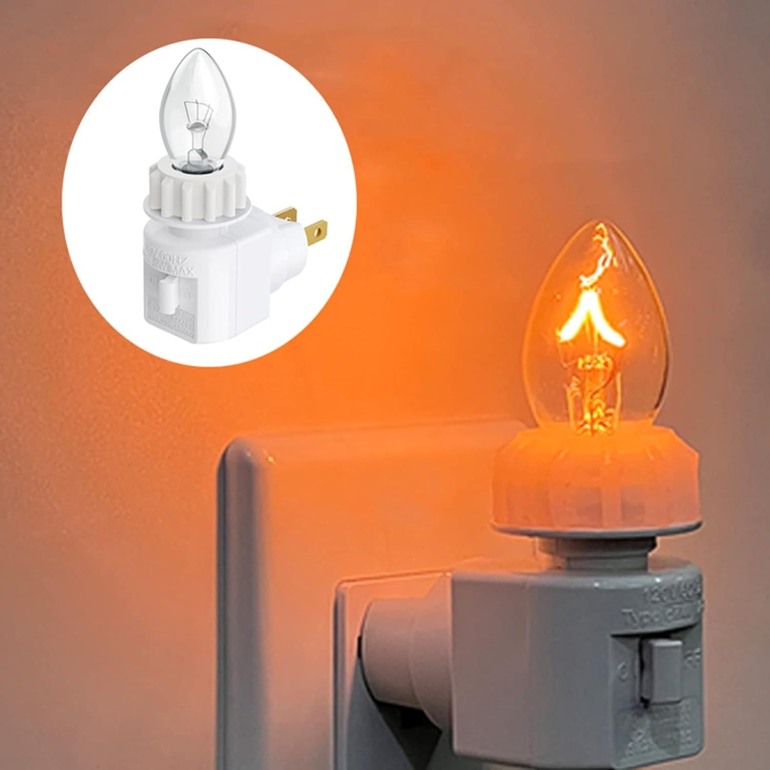 Lámpara de Sal del Himalaya Vartelen 2 Patas 7W Blanca