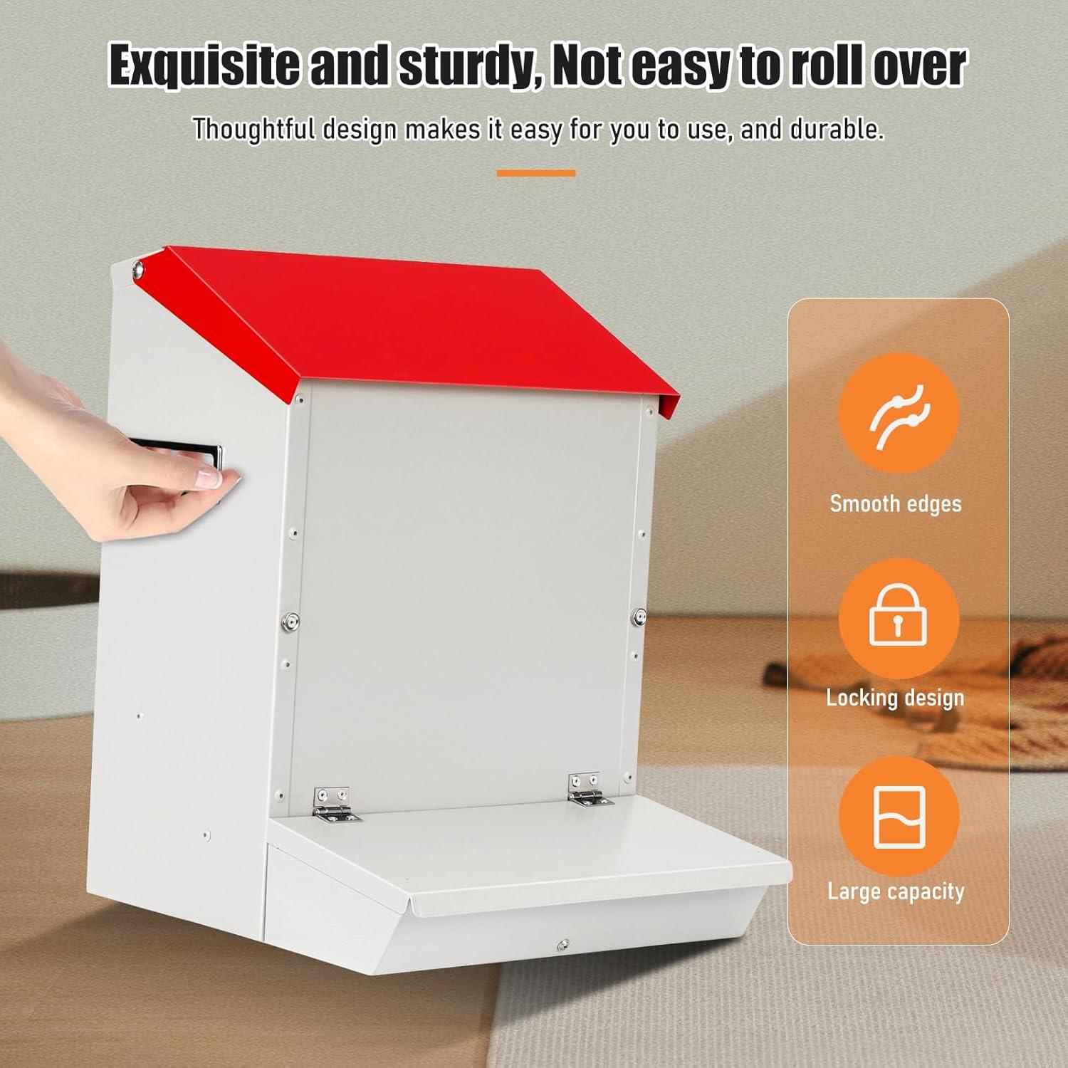 Comedero Automático Doble PAULOZYN 12L para Gatos y Perros