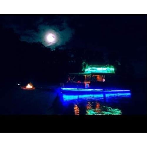 Cinta LED Neón Azul 5.79m 12V IP68 Sumergible LEDeXTREME