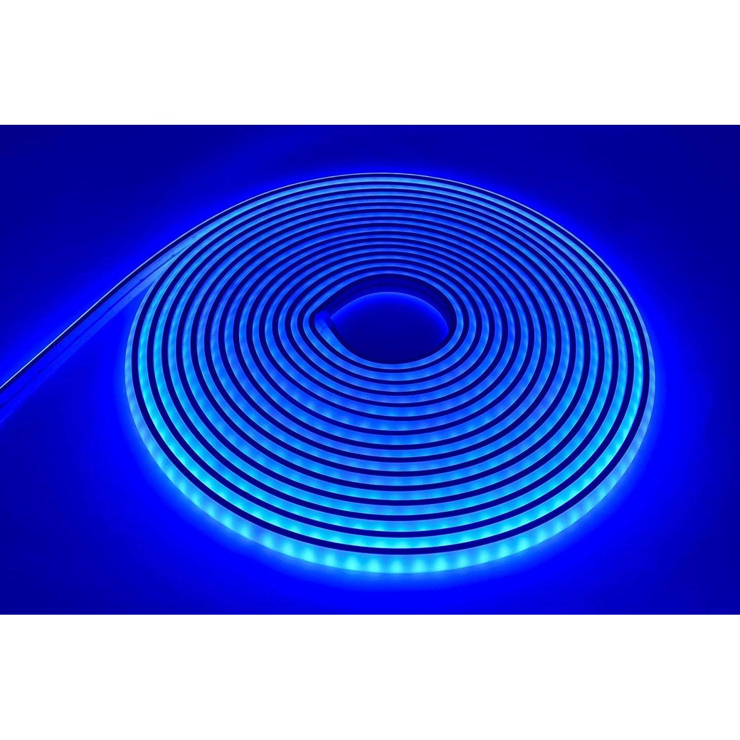 Cinta LED Neón Azul 5.79m 12V IP68 Sumergible LEDeXTREME