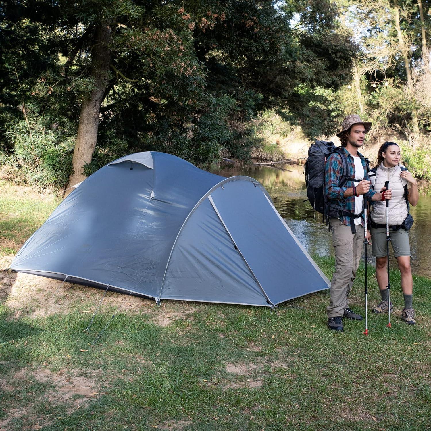 Carpa de Camping Naturehike P-Plus para 4 Personas Impermeable