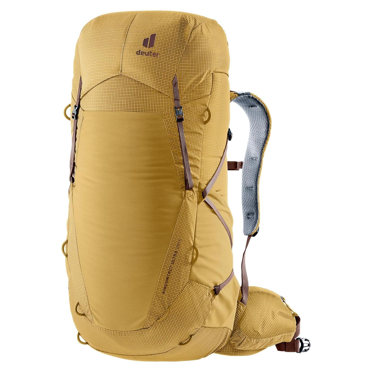 Mochila de Senderismo Deuter Aircontact Ultra 55L Savanna-Raisin