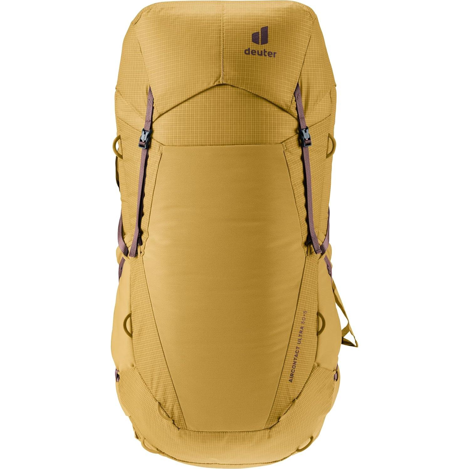 Mochila de Senderismo Deuter Aircontact Ultra 55L Savanna-Raisin