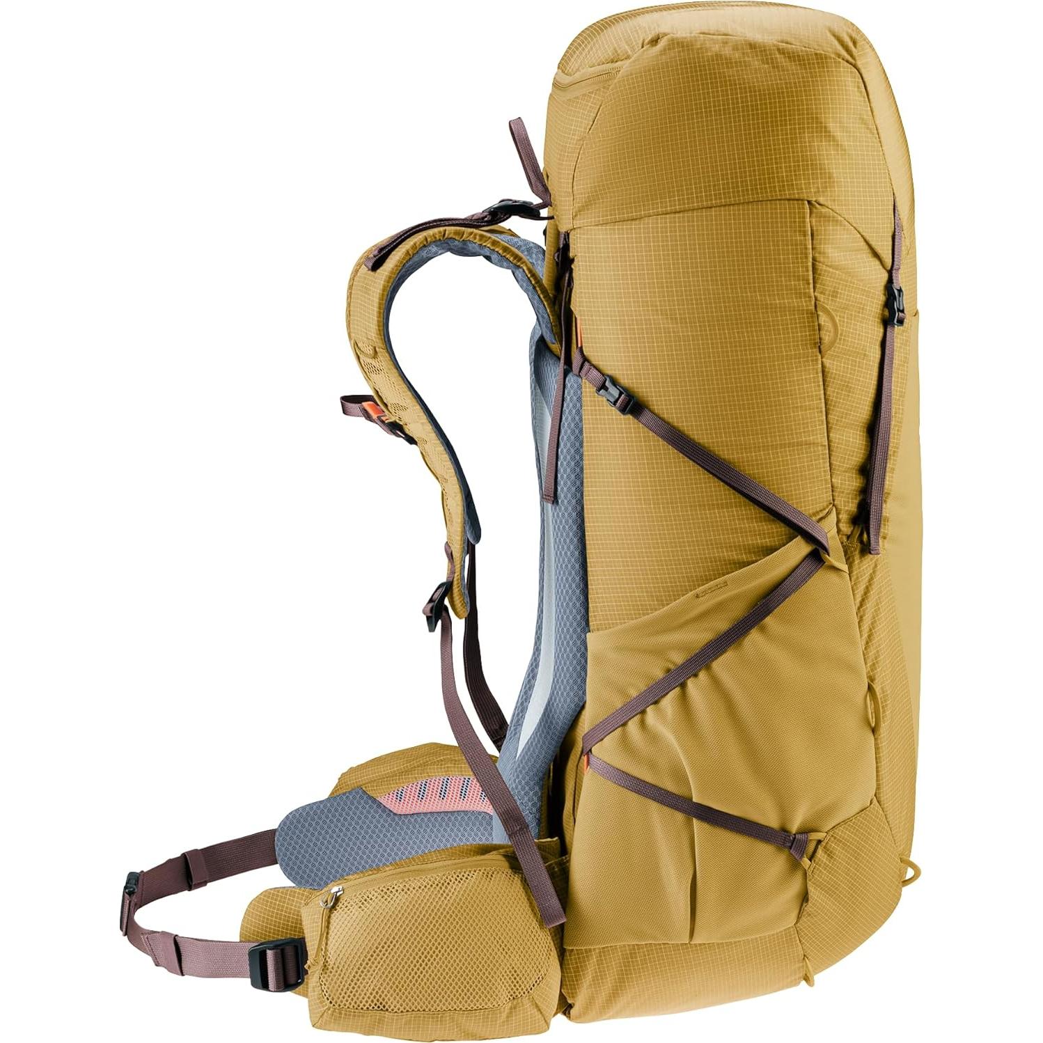 Mochila de Senderismo Deuter Aircontact Ultra 55L Savanna-Raisin