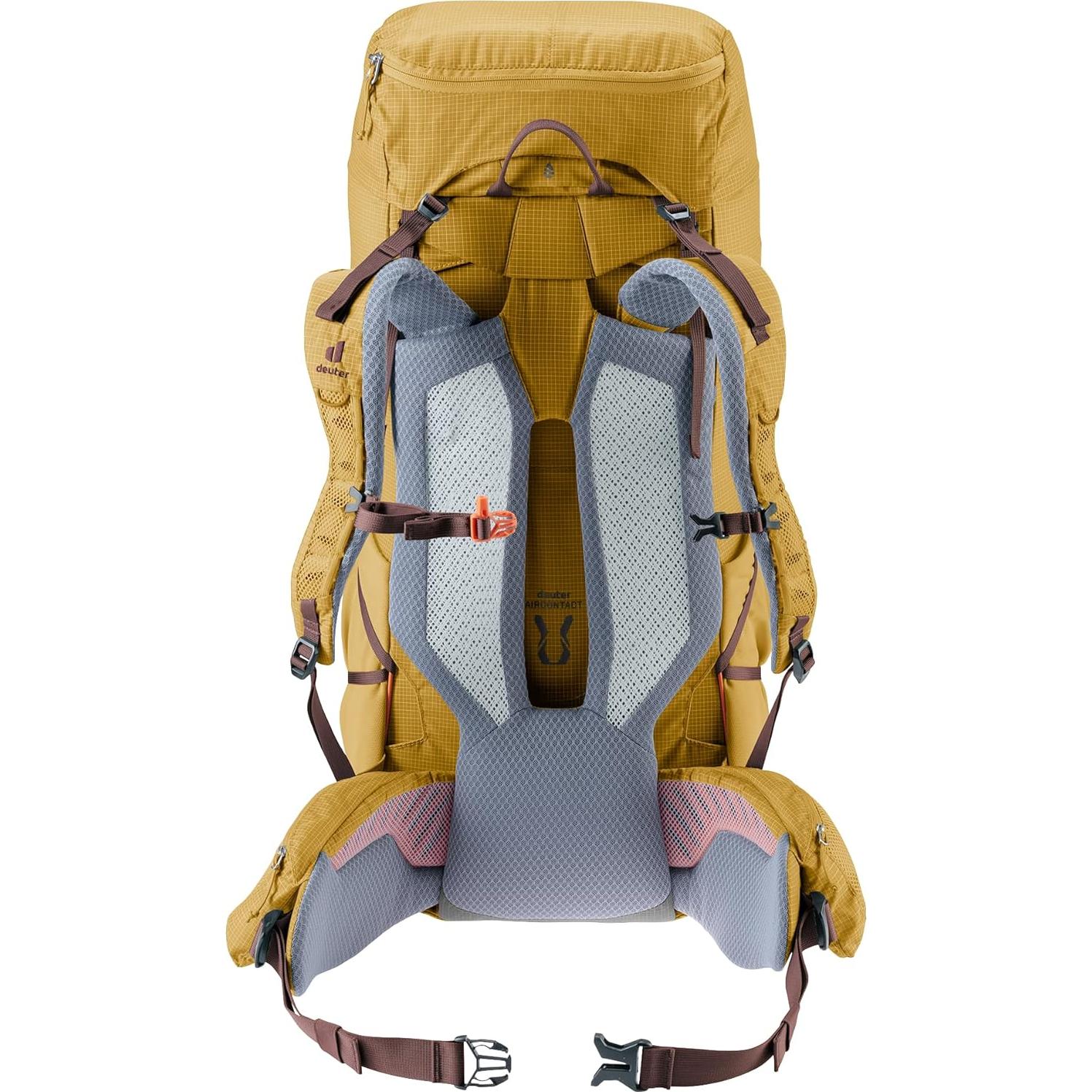 Mochila de Senderismo Deuter Aircontact Ultra 55L Savanna-Raisin