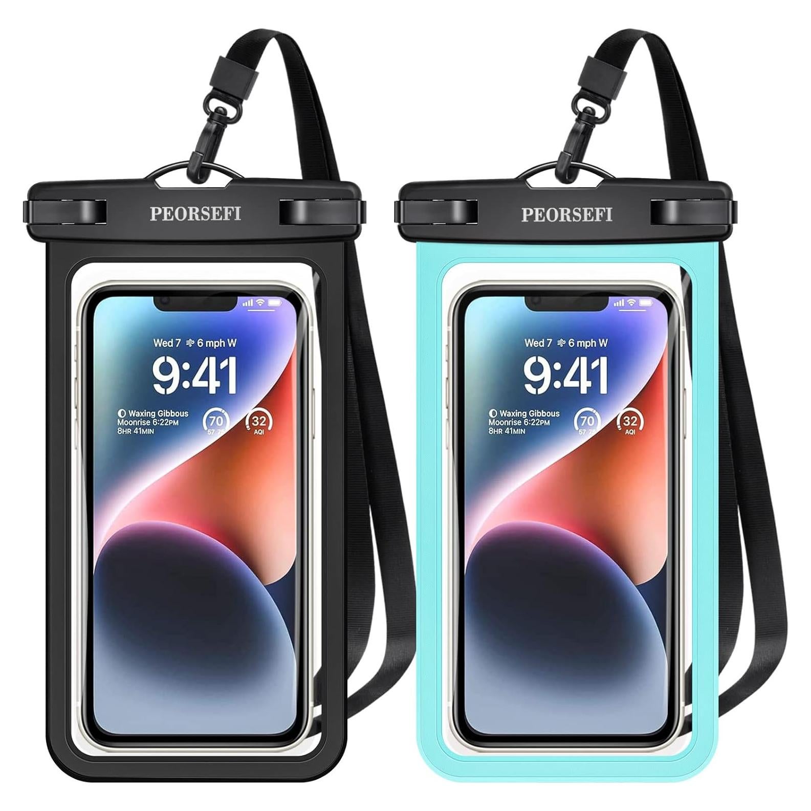 Funda Impermeable Universal PEORSEFI para Teléfono hasta 17,78 cm