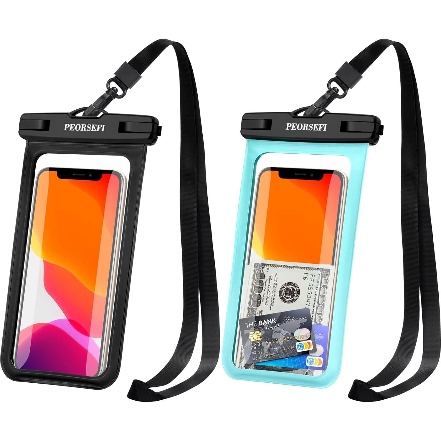 Funda Impermeable Universal PEORSEFI para Teléfono hasta 17,78 cm