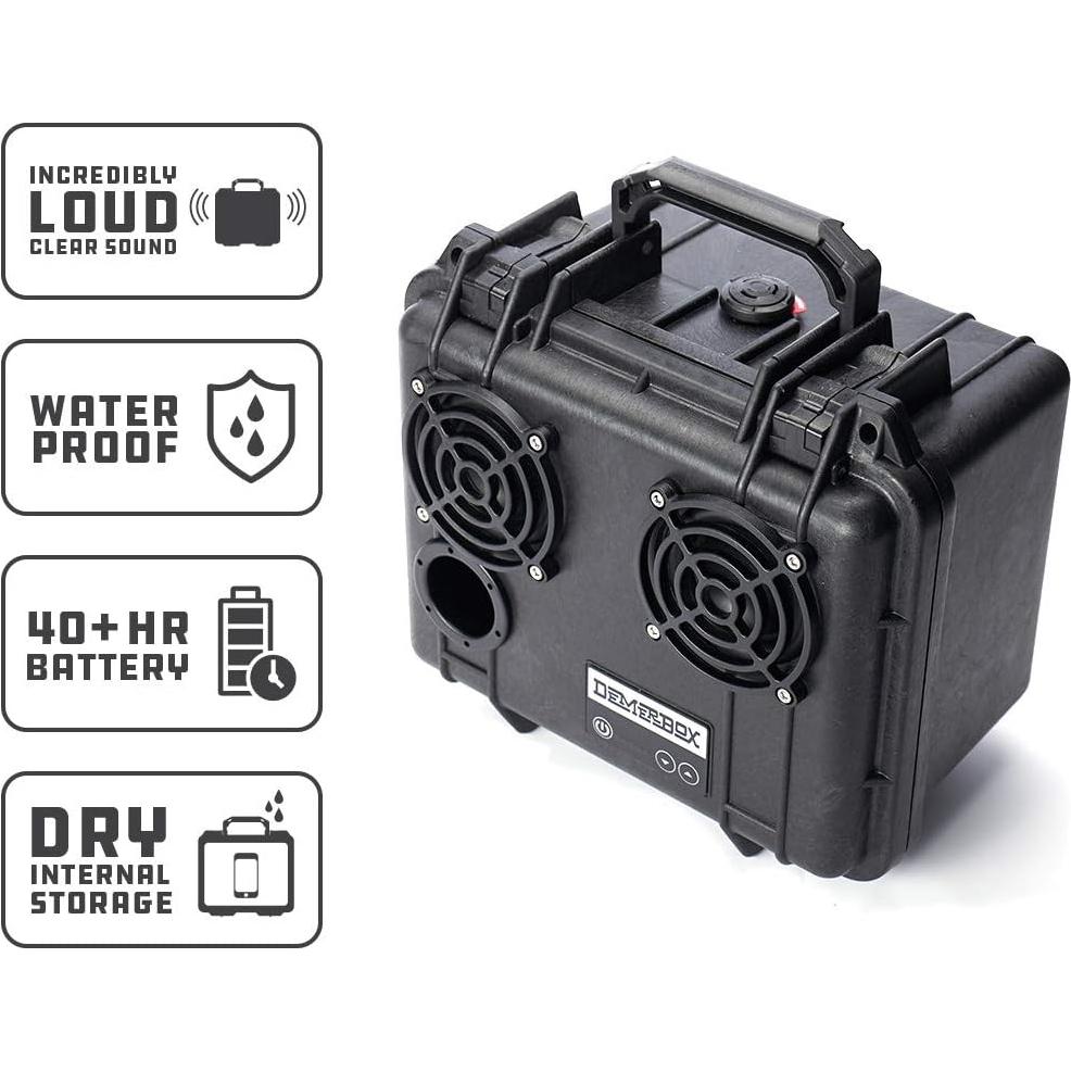 Altavoz Bluetooth DemerBox DB2 Barrow Black Impermeable 40h