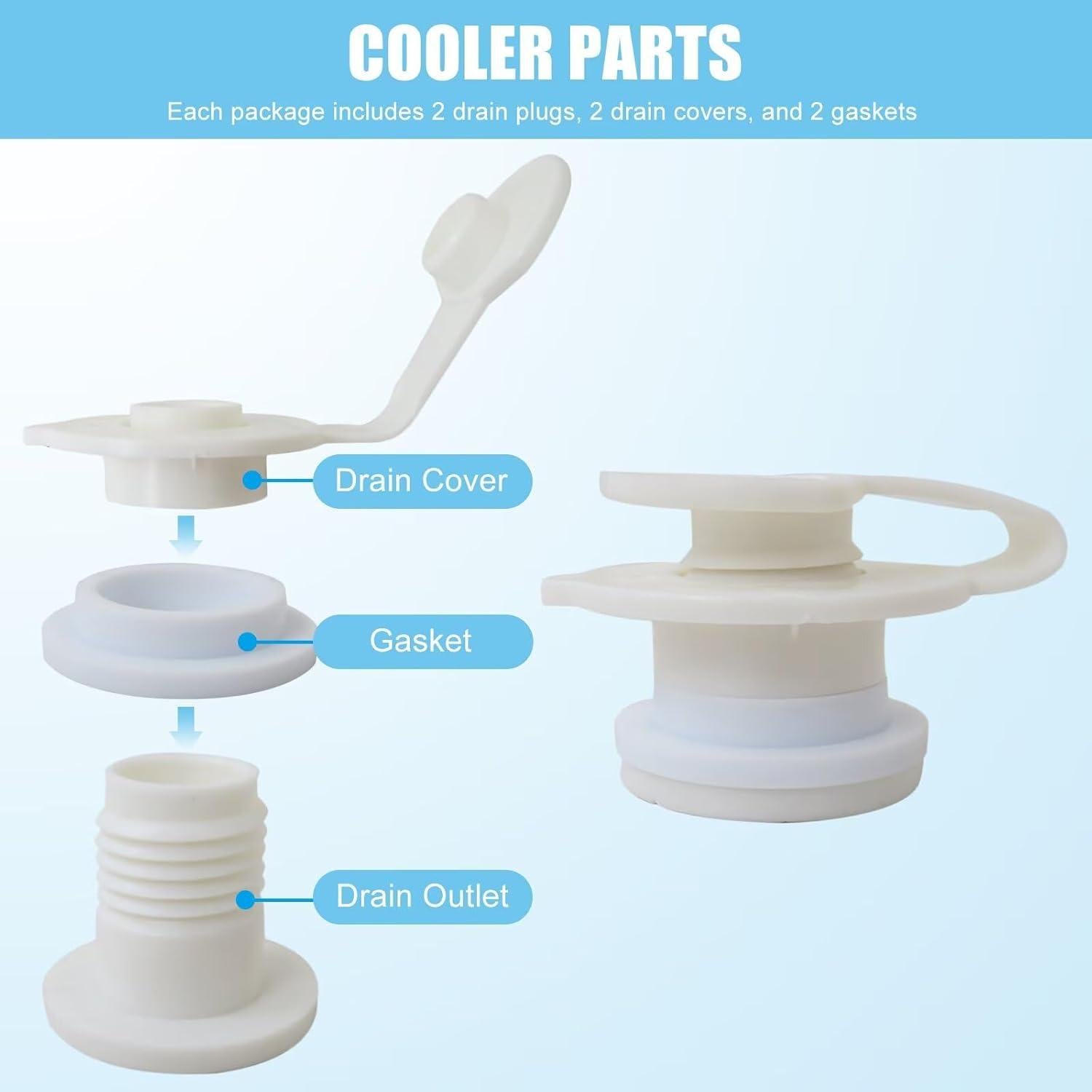 Reemplazo Tapón de Drenaje Coleman 2 Pack 2.54 cm