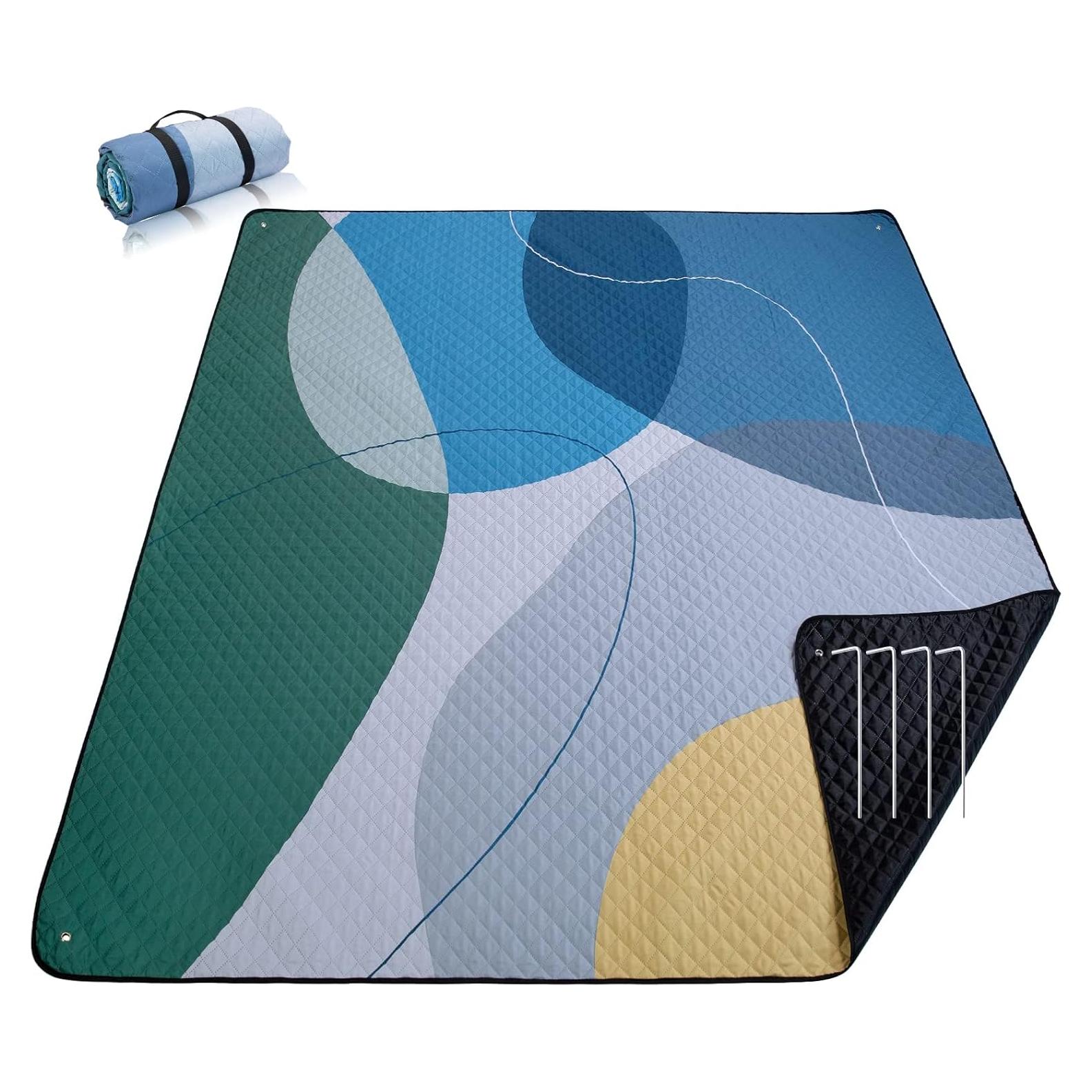 Manta de Picnic Extra Grande PY SUPER MODE Impermeable 210x200 cm