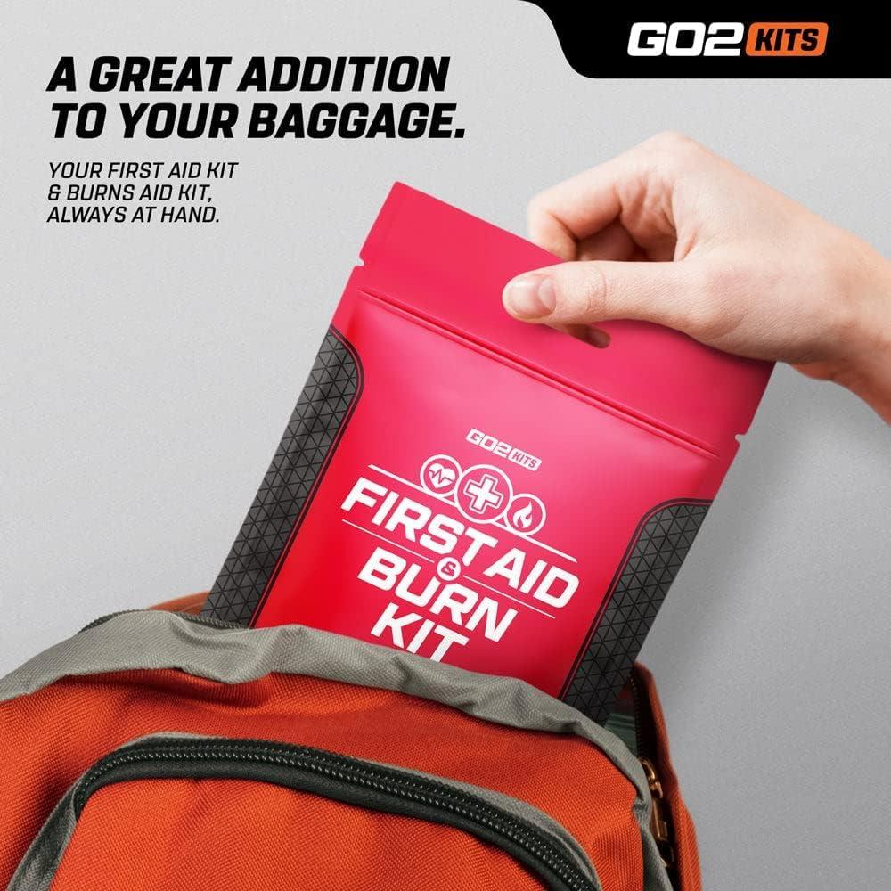Kit de Primeros Auxilios para Quemaduras Go2Kits 1-Pack