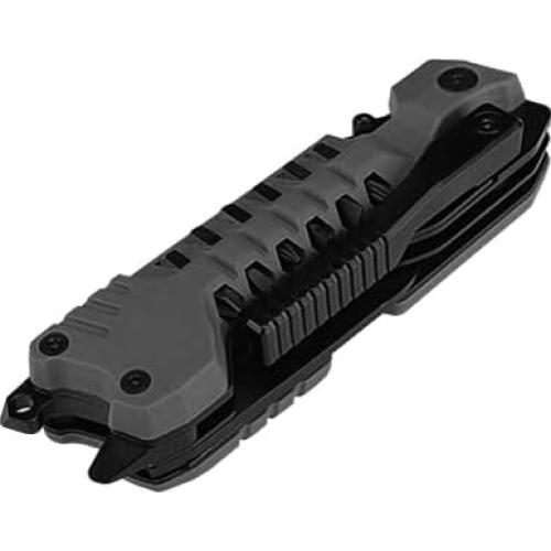 Cuchillo Multiusos 22 en 1 LETGOS con Funda de Nailon Negro