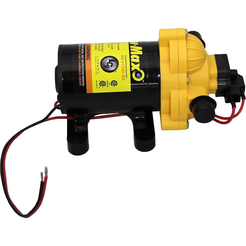 Bomba de Agua Lippert Components Flow Max 12V 11.36 LPM 50 PSI