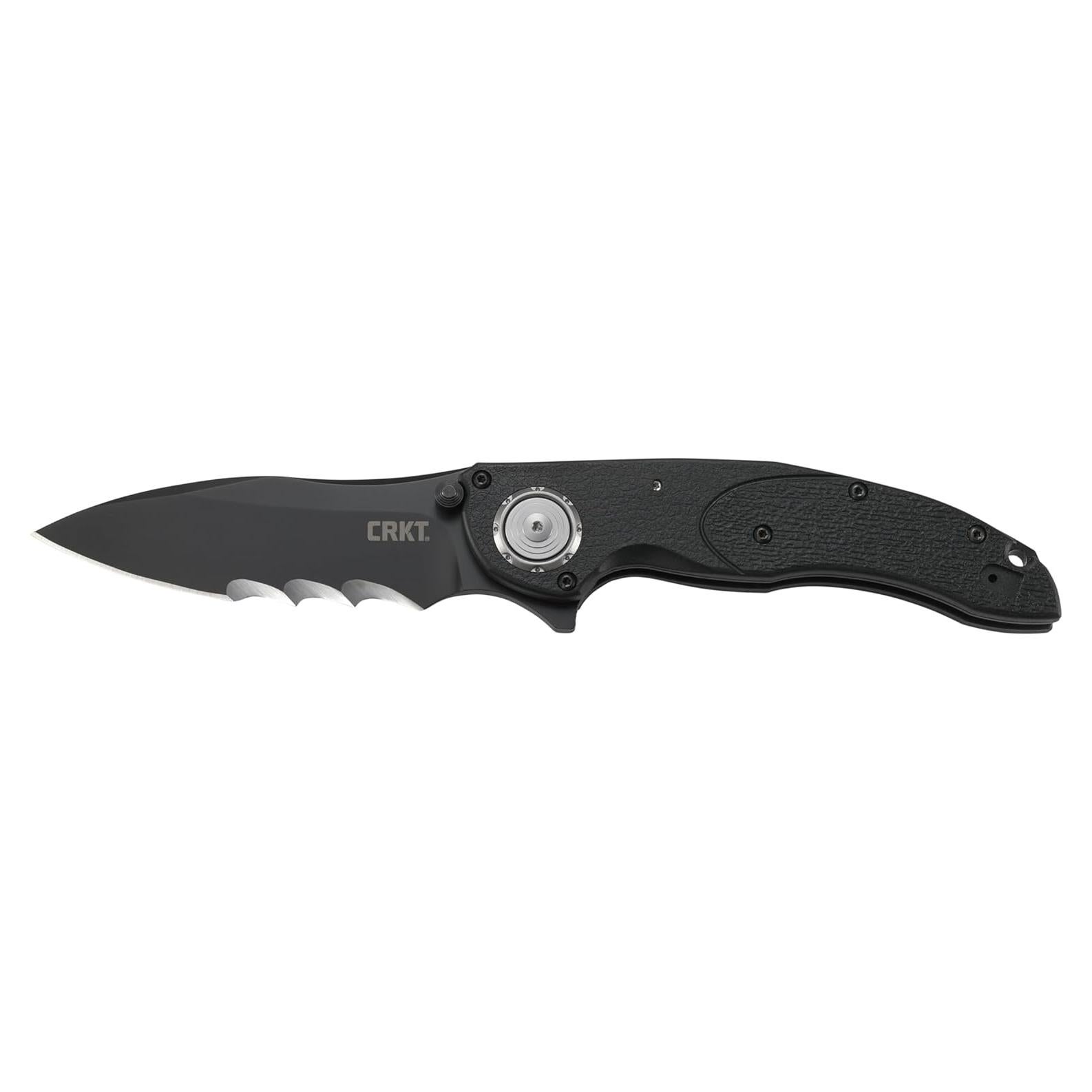 Cuchillo Plegable CRKT Linchpin 5406K con Serraciones Veff