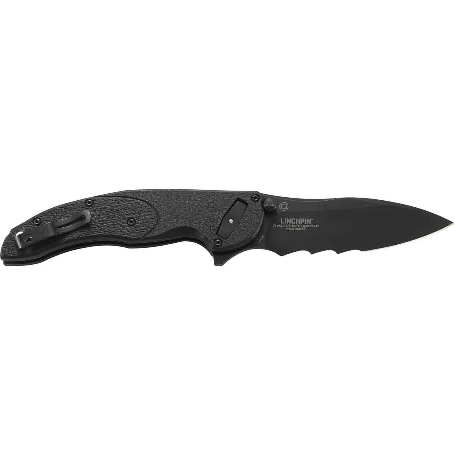 Cuchillo Plegable CRKT Linchpin 5406K con Serraciones Veff