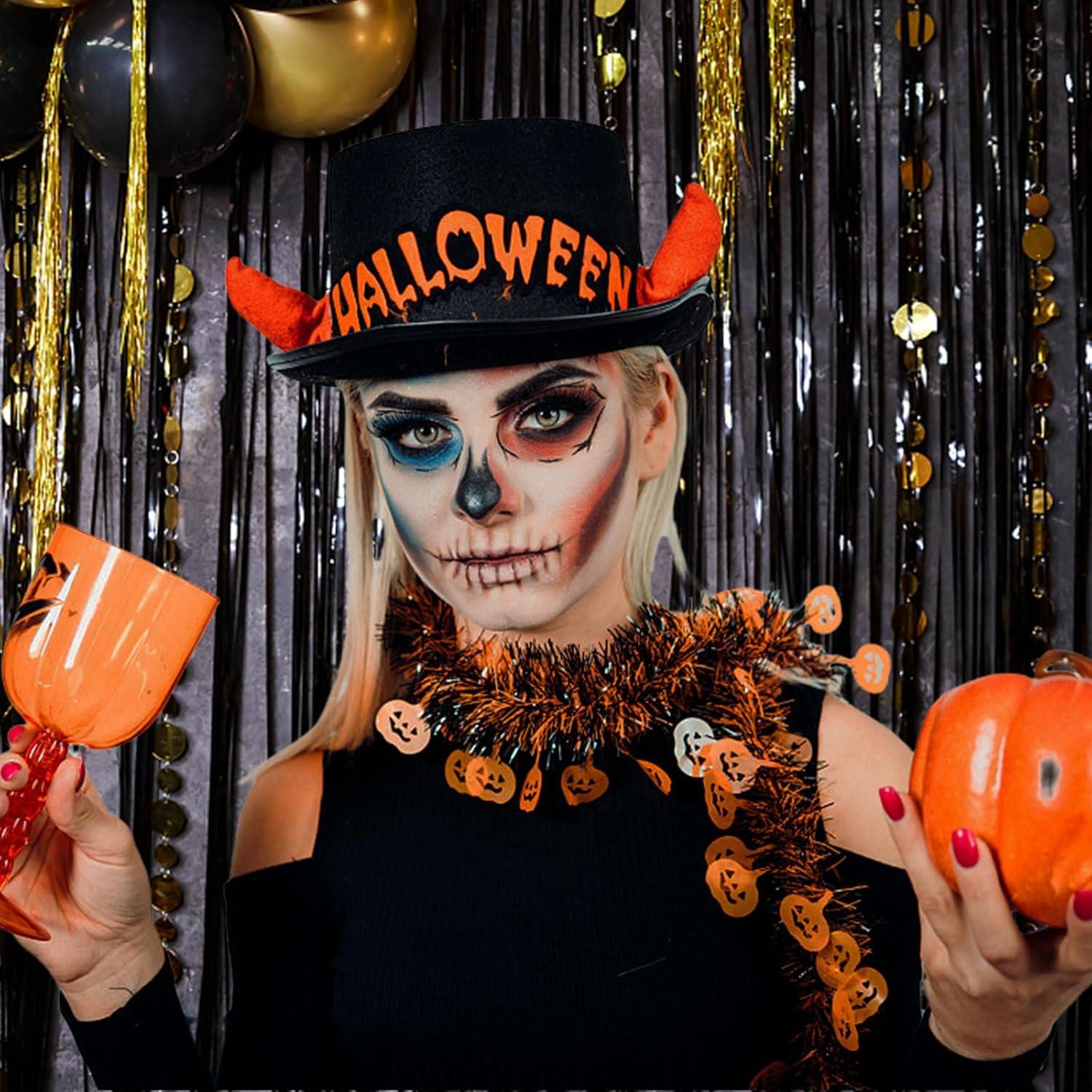 Paquete de 2 Cortinas de Foil Negro Metálico 1x2m K.E.J.