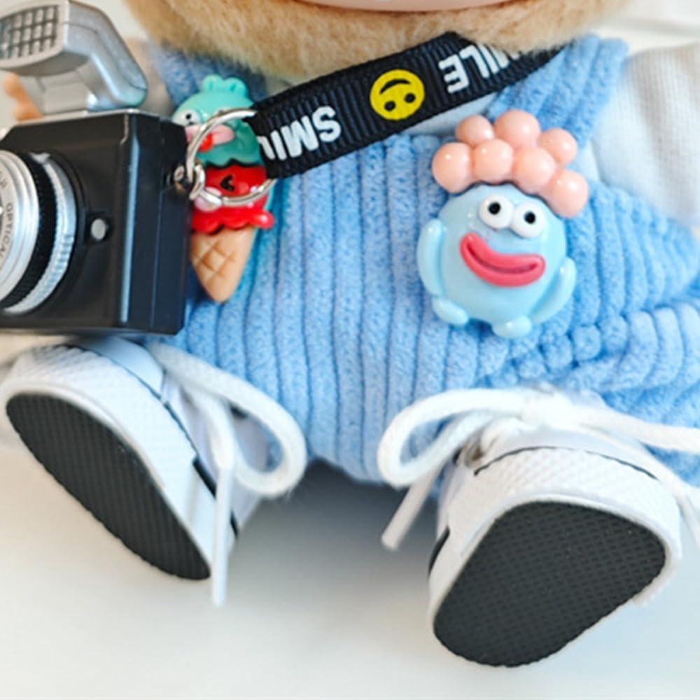 Set de Ropa para Muñecas Labubu 17cm - 7 Piezas Azul